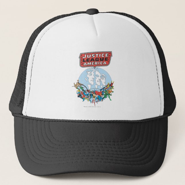 Gerechtigkeitsliga Truckerkappe (Vorderseite)