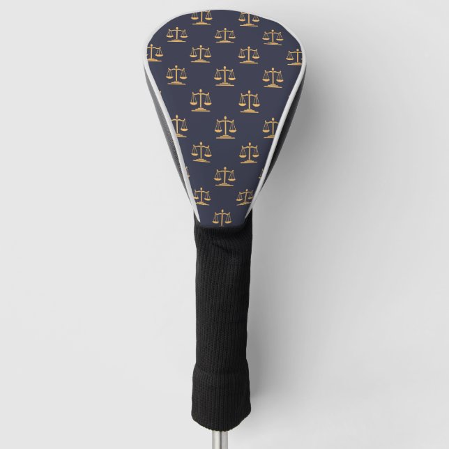 Gerechtigkeitsskala auf Marinestützpunkt Golf Headcover (Vorderseite)