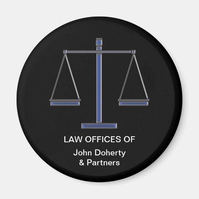 Gerechtigkeitsskala - Magnet (Vorne)