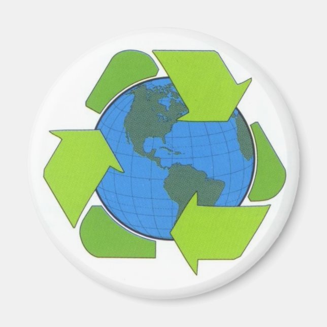 gerecycelt Erde Magnet (Vorne)