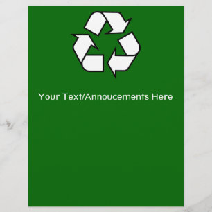Gerecycelt Flyer