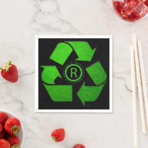 Gerecycelt Logo von Shirley Taylor Serviette