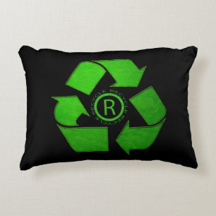 Gerecycelt Logo von Shirley Taylor Zierkissen