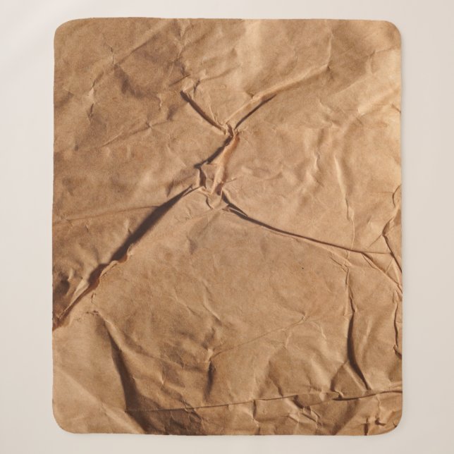 Gerecycelt Packpapier. Textur. Sherpadecke (Vorderseite)
