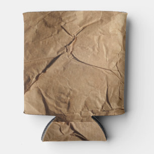 Gerecycelt Papier: Öko-freundliche Textur. Dosenkühler