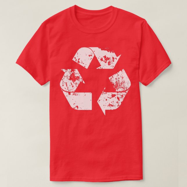 Gerecycelt Weiß T-Shirt (Design vorne)