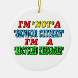 Gerecycelter Jugendlicher Keramikornament