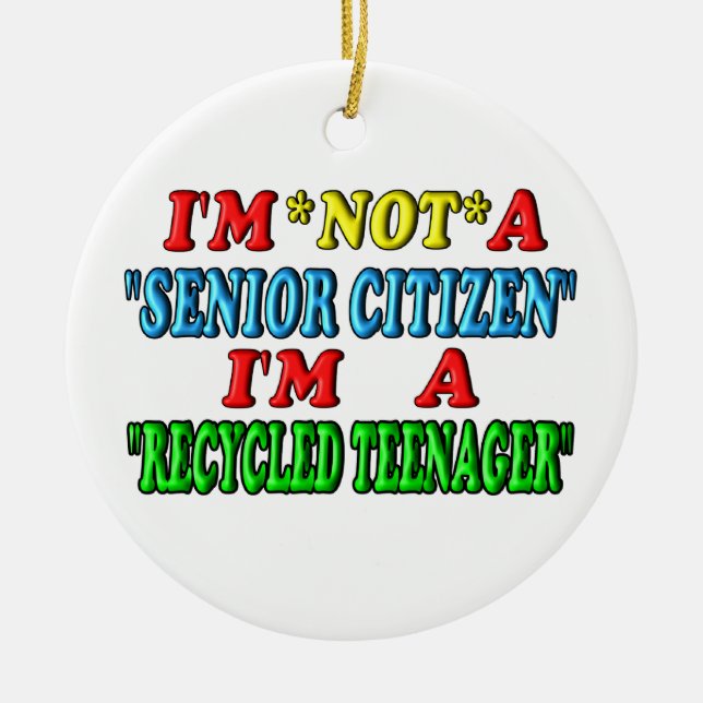 Gerecycelter Jugendlicher Keramikornament (Vorne)