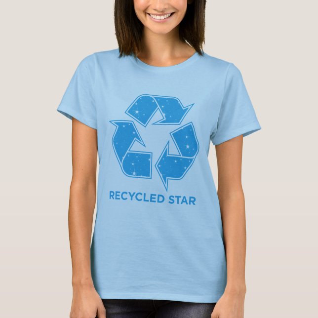 Gerecycelter Stern T-Shirt (Vorderseite)
