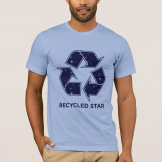 Gerecycelter Stern T-Shirt