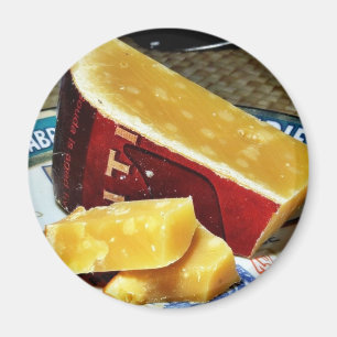 Gereifter Gouda Käse Magnet