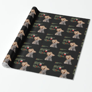 Gereiztes Yorkie Weihnachten Geschenkpapier