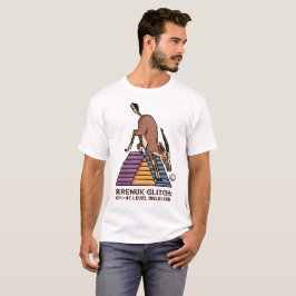 Gerenuk Glitch - Entriegelungene Neck-3-Stufe T-Shirt