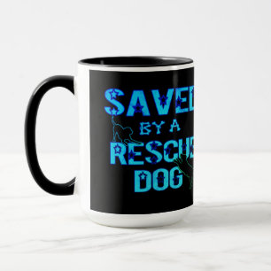 Gerettet durch einen Rettungshund 2 Tasse