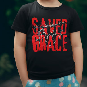Gerettet durch Gnade - Geistlich Christlich Religi T-Shirt