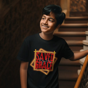 Gerettet durch seine Gnade - Dankbarkeitsbibel für T-Shirt