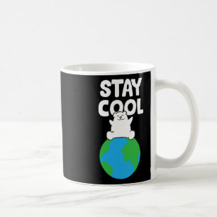 Gerettet Eisbär Bleibe Coole Erwärmung Polar Kaffeetasse