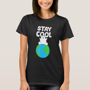 Gerettet Eisbär Bleibe Coolen globalen Erwärmungsp T-Shirt