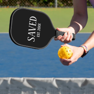 Gerettet Est Gegründet White Caps Christian Pickleball Schläger