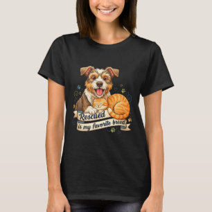 Gerettet ist meine Lieblingsrasse Hund Katze Tier T-Shirt