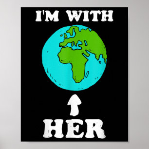 Gerettet Klimawandel Recycelnd Umwelt Poster