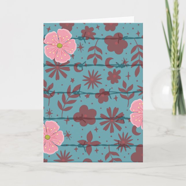 Gerettet mit Grace Card Karte (Vorderseite)