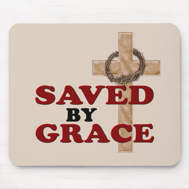 GERETTET NACH GRACE MOUSEPAD (Vorne)