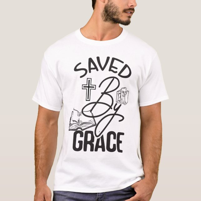 Gerettet nach Grace T-Shirt (Vorderseite)