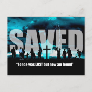 Gerettet nicht Christliche Postkarten Heilkunst