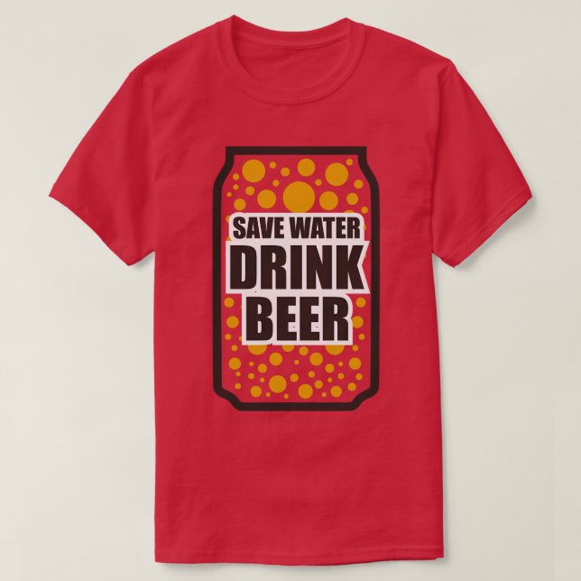 Gerettet Trinkbier 2 T-Shirt (Design vorne)