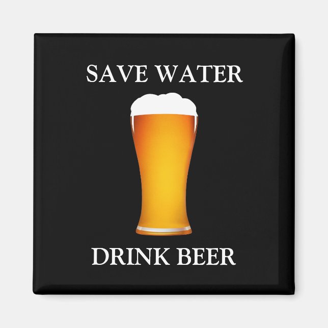 Gerettet Trinkbier Magnet (Vorne)