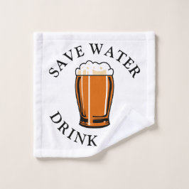 Gerettet Trinkbier Waschlappen