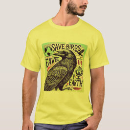Gerettet Vögel, Gerettet Erde - Kunst des Natursch T-Shirt