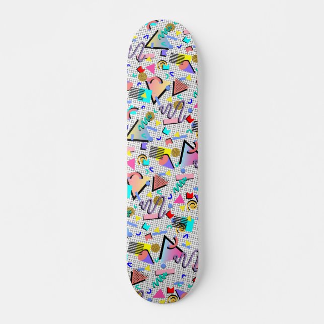 Gerettet vom Skate Deck 90s Party Design Skateboard (Vorne)