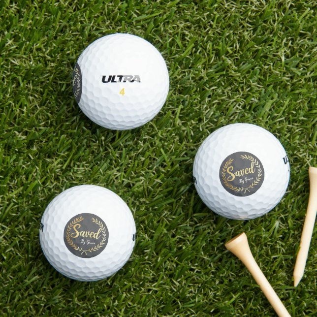 Gerettet von Grace Golf Balls - Geschenk für einen Golfball (Insitu Gras)