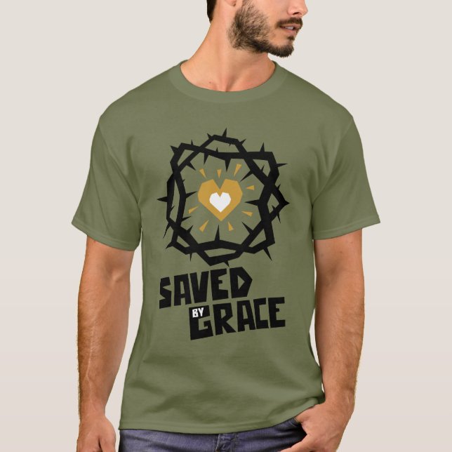 Gerettet von Grace T-Shirt (Vorderseite)