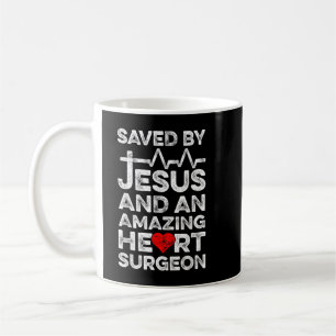 Gerettet von Jesus und einem Phantastischen Herzch Kaffeetasse