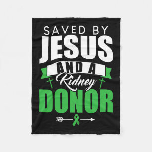 Gerettet von Jesus und einer Organtransplantation Fleecedecke
