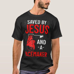 Gerettet von Jesus und Herzkrankheiten des Herzsch T-Shirt