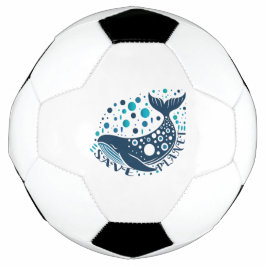 Gerettet Walkunstwerk zur Sensibilisierung der Öko Fußball