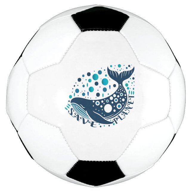 Gerettet Walkunstwerk zur Sensibilisierung der Öko Fußball (Vorderseite)