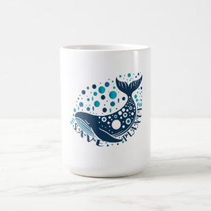 Gerettet Walkunstwerk zur Sensibilisierung der Öko Kaffeetasse