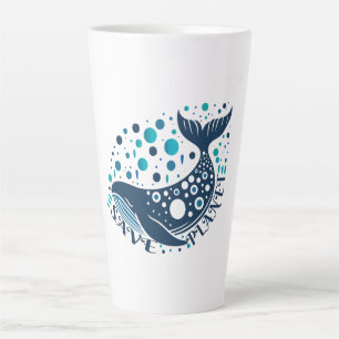 Gerettet Walkunstwerk zur Sensibilisierung der Öko Milchtasse