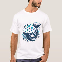 Gerettet Walkunstwerk zur Sensibilisierung der Öko T-Shirt