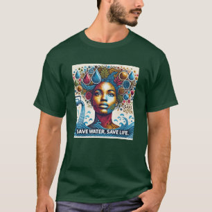 Gerettet Wasser, Gerettet Leben - T - Shirt zur Er
