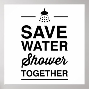 Gerettet Wasser Poster