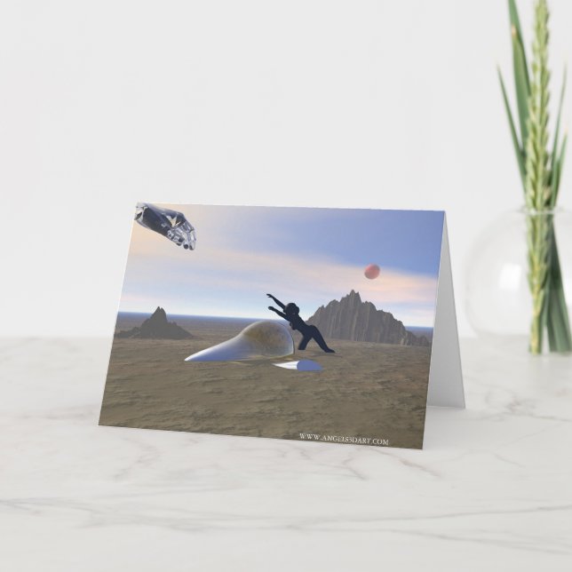 Gerettete Gruß-Karte Karte (Vorderseite)