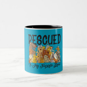 Gerettete ist meine Lieblingsrasse Tasse