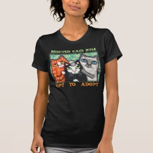 Geretteter/Schutz-Katze T-Shirt