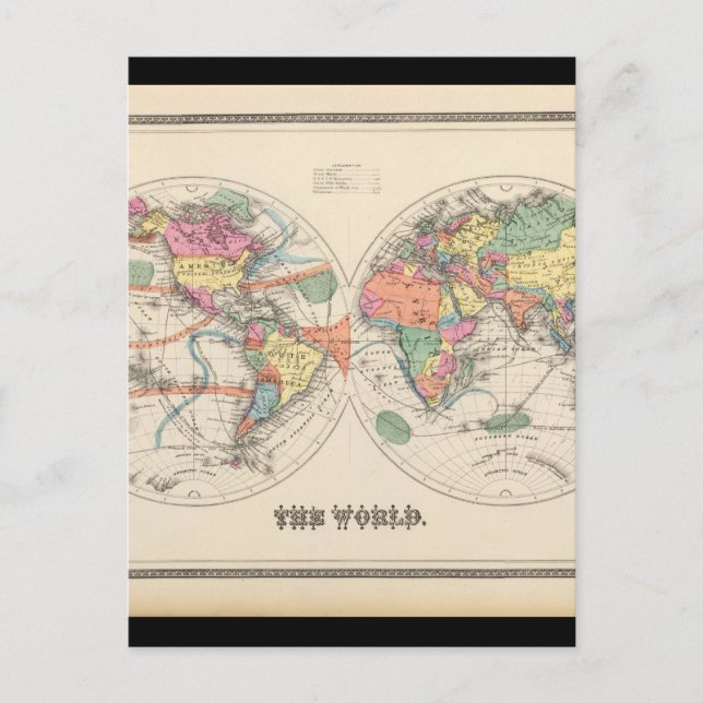 Geriatric World Map 20_Maps of Antiquity Postkarte (Vorderseite)